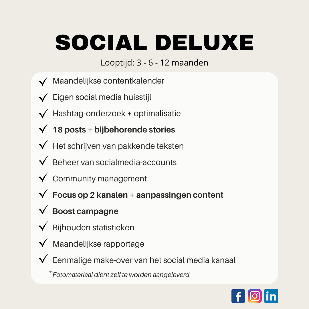 Socials SI (5) Social Deluxe package